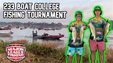 Huge College Fishing Tournament On Harris Chain Of Lakes Mlf Youtube