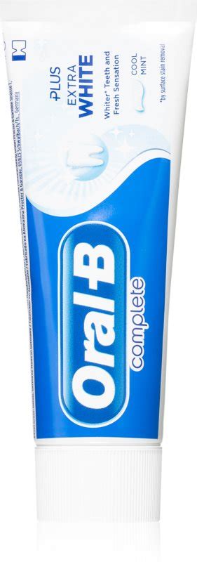 Oral B Complete Plus Extra White Whitening Toothpaste For Complete