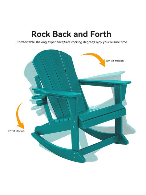 Outdoor Plastic Adirondack Chair Rocking Adirondack Chairs With Cup