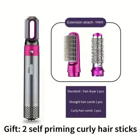 5 In 1 Hair Dryer Comb Hair Styling Comb Multifunctional Hair Free