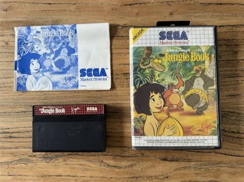 DISNEYS THE JUNGLE Book Sega Master System Compete With ManualHOT