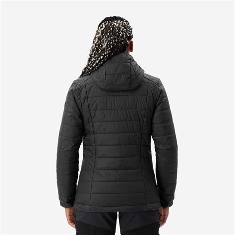 Manteau D Hiver Femme Mt Noir Fum Forclaz D Cathlon