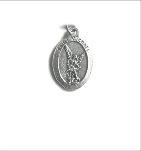 Saint Michael Catholic Medal Patron Of Warriors Catholic Charm