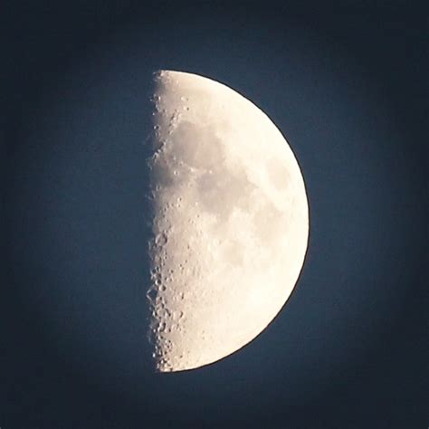 Quarter Moon Or A Half Moon Moon Phases Earthsky