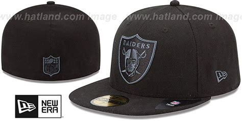 Las Vegas Raiders NFL TEAM-BASIC FADEOUT Black Fitted Hat