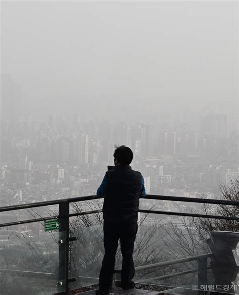 환경부 강원지역 황사 위기경보 주의단계 추가 발령 헤럴드경제