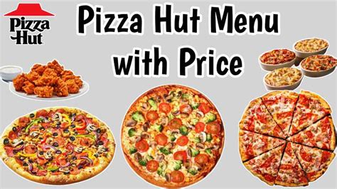 Pizza Hut Menu With Prices 2025 Usa Updated