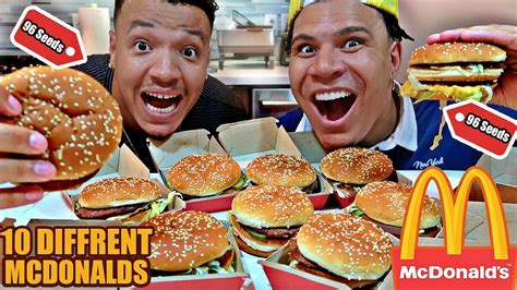 Ordering 10 Big Macs From 10 Different Mcdonalds And Comparing Them Insane Fast Food Finds