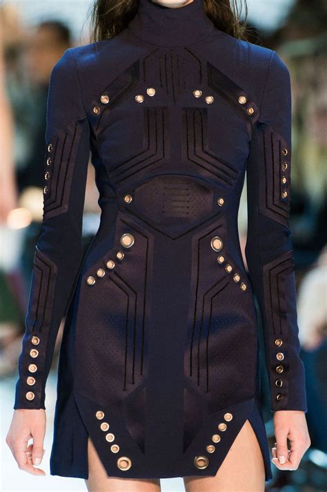 Thierry Mugler At Paris Fashion Week Fall 2015 Cyberpunk Fashion