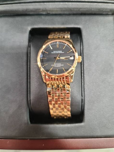 Hauger Princess Grand Courage Automatic Mm Gold Stainless Etsy