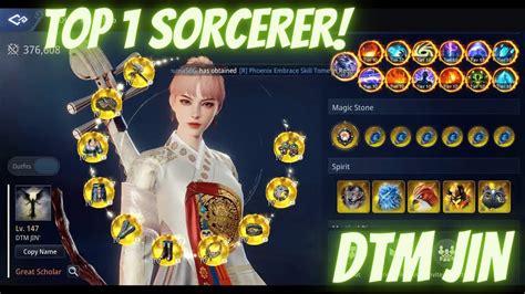 MIR4 SHOWCASE 378K PS TOP1 SORCERER GLOBAL DTM JIN Mir4