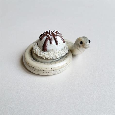 Cookies And Cream Snake Handmade From Polymer Clay By The Clay Kiosk