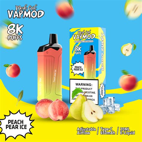 Vapmod 8k Puffs Disposable Electronic Cigar Airflow Adjustable