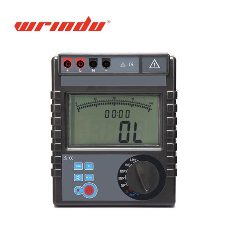 Supply High Accuracy Insulation Resistance Tester Earth Ground