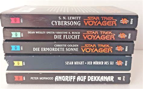 Star Trek Buch Paket 5 Bücher Voyager Science Fiction Roman eBay