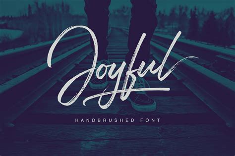 Joyful Script Script Fonts Creative Market