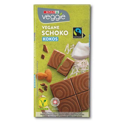 SPAR Veggie Vegane Schoko Kokos 75 G Online Kaufen INTERSPAR