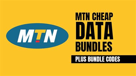 MTN Cheap Data Bundles MTN Bundle Codes And More YouTube