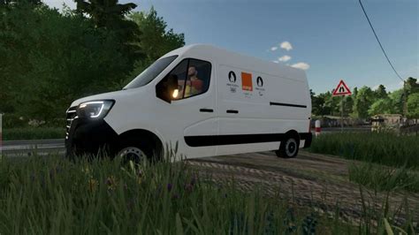 FS22 Renault Master Orange Services Électriques v1 0 0 0 Mod FS25