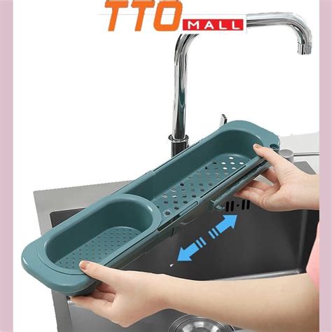 [tto]telescopic Sink Storage Rack Telescopic Sink Rack Holder