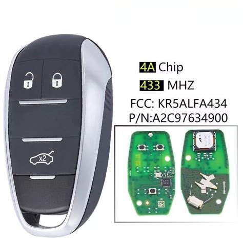 Chiave Completa Di Telecomando Chip Alfa Romeo Stelvio Keyless