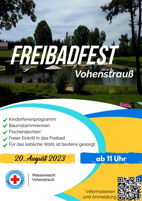 Freibadfest 2023 Wasserwacht Vohenstrauß