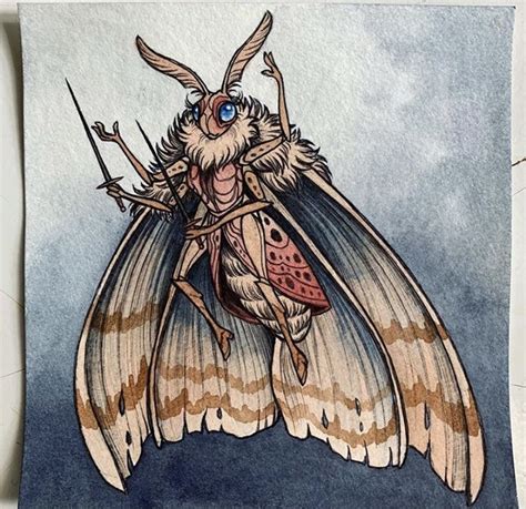 Pin On Moth Character Ideas Moth Art Illustration Character Design Character Art