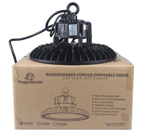 150 Watt LED High Bay UFO Corvus Series Lights With 40w Kono Series