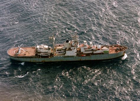 An Aerial Starboard Beam View Of The Soviet Missile Range