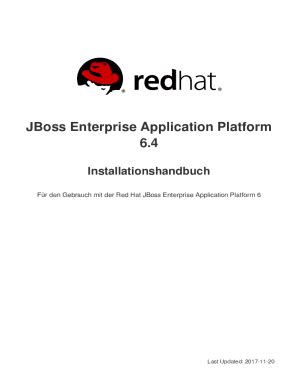 Ausfüllbar Online 6 4 JBoss Enterprise Application Platform Red Hat