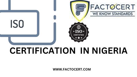 Iso Certification In Nigeria No Best Iso Consultant In Nigeria