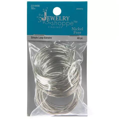 Loop Ear Wires - 35mm | Hobby Lobby | 2314490