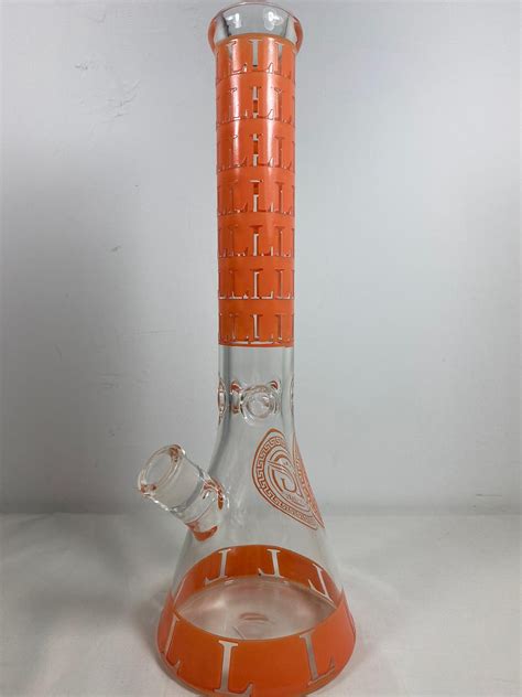 Legendary 16 Beaker Bong Orange Hi Times