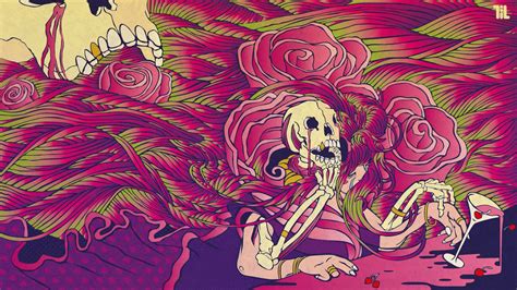 Trippy Aesthetic Skeleton Wallpaper Https Ift Tt K Qvyf Art Collage