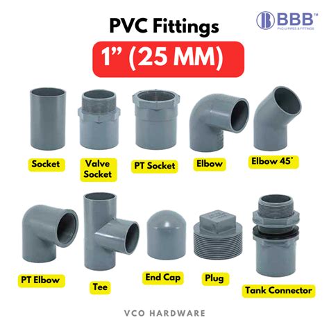 Mm Bina Pvc Pipe Fittings Pvc Connector Paip Sambung Elbow