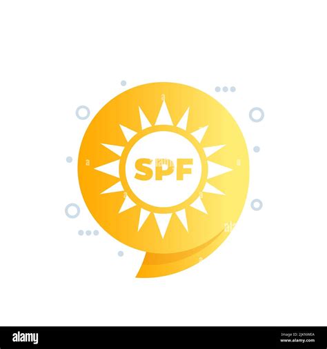 Spf Icon Uv And Sun Protection Vector Stock Vector Image Art Alamy