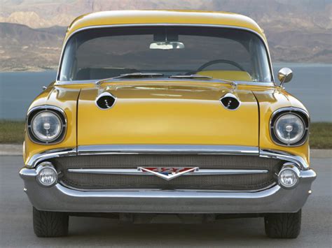 1957 Chevrolet Bel Air Retro Muscle Hot Rod Rods Wallpapers HD Desktop And Mobile