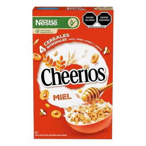 Cereal Nestl Cheerios Miel G Walmart