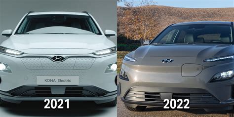 Hyundai Reveals Redesign To 2022 Kona Electric Suv Electrek