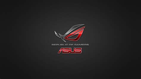 Republic of Gamers Asus Logo HD Dark Wallpaper