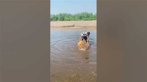 【搞笑漁民生活】捕魚outdoor Fishing這年頭沒點自制漁網的手藝，是不是還抓不到魚了？shorts Youtube