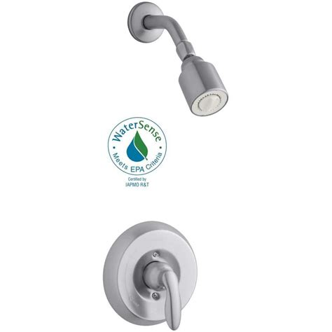 KOHLER Coralais 1 Handle Shower Faucet Trim Kit In Brushed Chrome