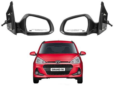 Both Sides Mirror Suitable For Hyundai I10 Grand With Lever Manual EBay