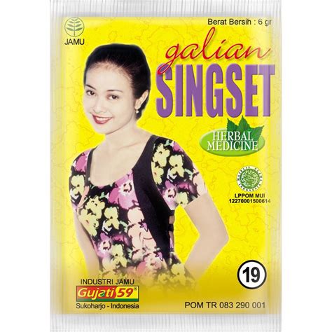 Jual Jamu Gujati Galian Singset 1 Pack Isi 10 Sachet Shopee Indonesia