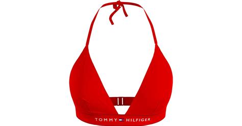 Tommy Hilfiger Triangel Bikini Top Th Triangle Fixed Foam Mit Tommy