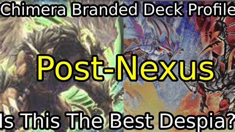 Yu Gi Oh Chimera Branded Deck Profile Post Nexus Combo THIS CAN