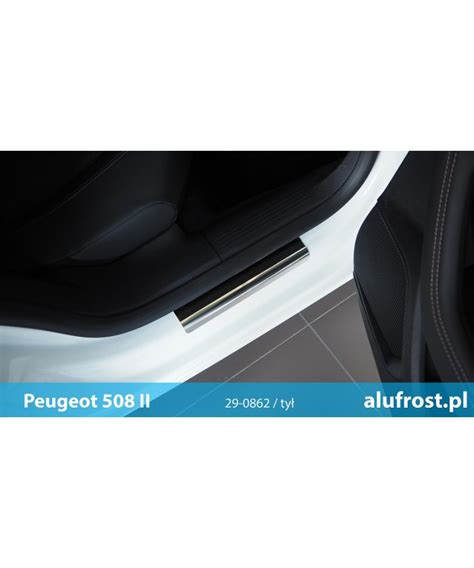 Nak Adki Progowe Folia Karbonowa Peugeot Ii Alufrost