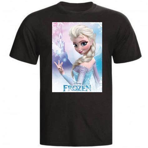 Camiseta Infantil E Adulto Princesa Disney Elsa Frozen No Elo Eghost