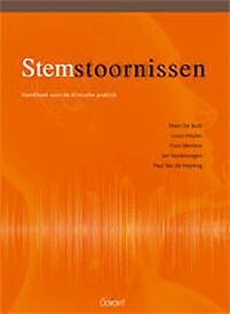 Stemstoornissen 2015 9789044132441 Marc De Bodt Boeken Bol