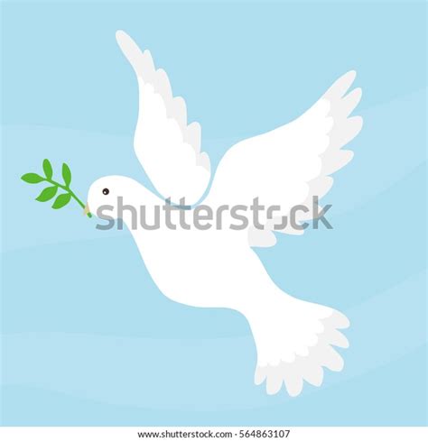 Dove Peace Dove Symbol Peace White Stock Vector (Royalty Free) 564863107